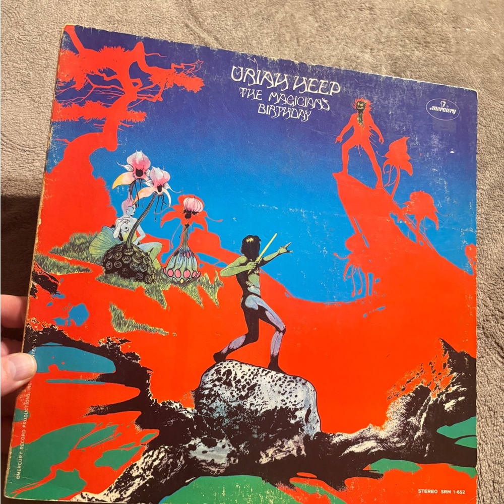 Uriah Heep The Magician's Birthday Vinyl Record 1972 with Gateway